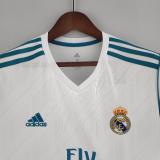 Retro 17/18  Real Madrid Home White Soccer jersey