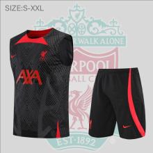 22/23  Liverpool  Suit Vest  Black Kit  Training Jersey