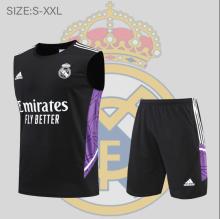 22/23  Real Madrid  Suit  Vest Black  Kit  training Jersey