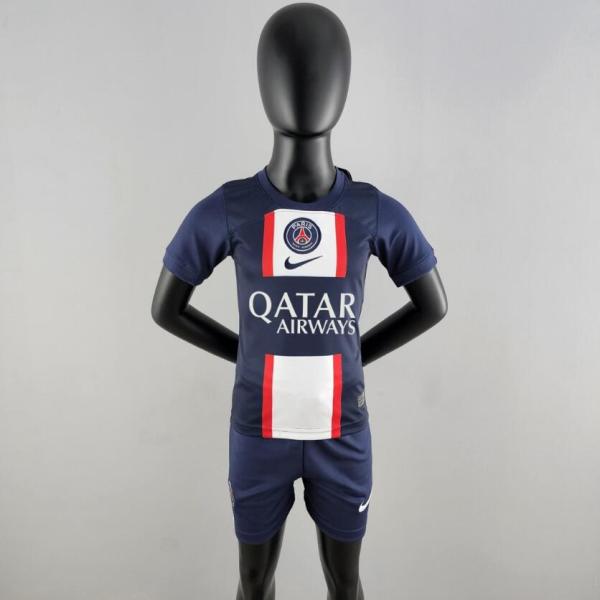 22/23  PSG Home  Kids Soccer Jersey