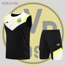 22/23  Dortmund Suit  vest Black Kit  training Jersey