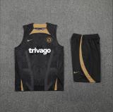 22/23  Chelsea Suit  Vest Black  Kit Training  Jersey