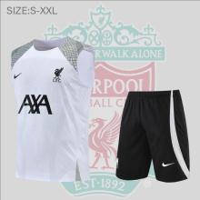 22/23  Liverpool  Suit Vest  White Kit  Training Jersey