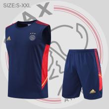 22/23  Ajax  Suit  vest Dark Blue Kit  training Jersey