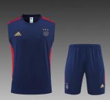 22/23  Ajax  Suit  vest Dark Blue Kit  training Jersey