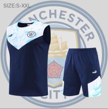 22/23 Man CitySuit  Vest  Royal Blue Kit Training  Jersey
