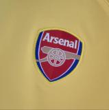 Retro  04/05  Arsenal  Away Yellow  soccer Jersey