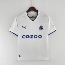 22/23 Marseille  Home White Fans Version Soccer Jersey