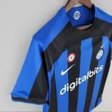 22/23 Inter Milan  Home  Fans Version Soccer Jersey