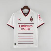 22/23 AC Milan Away White Fans Version  Soccer Jersey