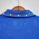 Retro 1994 World cup Italy Home  Blue  Fans Version Jersey