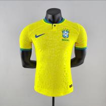 2022 World Cup  Brazil  Home Yellow  Player Version  Soccer  Jersey