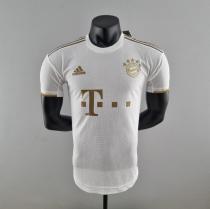 22/23  Bayern Munich  Away White Player Version Soccer Jersey