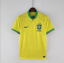 2022 World Cup  Brazil  Home Yellow  Fang Version  Soccer  Jersey