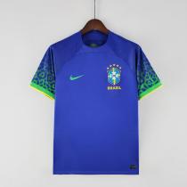 2022 World Cup  Brazil  Away Blue Fang Version  Soccer  Jersey