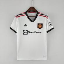 22/23 Man United Away White Fans  Version Soccer Jersey