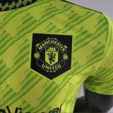 22/23 Man United Thitrd Green  Player Version Soccer Jersey