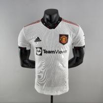 22/23 Man United Away White  Player Version Soccer Jersey