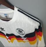 Retro 1990 Germany  Home White Soccer  Jersey