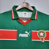 Retro 1998 Morocco  Home Soccer Jersey