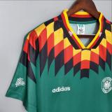 Retro 1994 Germany  Away Green Soccer  Jersey