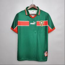 Retro 1998 Morocco  Home Soccer Jersey