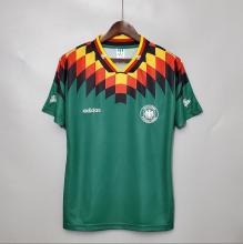 Retro 1994 Germany  Away Green Soccer  Jersey
