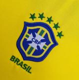 Retro 2004/06 Brazil  Home Yellow Socce Jersey