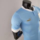 2022 World Cup  Uruguay  Home Player Version Soccer Jersey