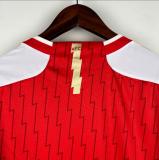 23/24 Arsenal Home Long Sleeve Fan Version Soccer Jersey