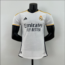 23/24  Real Madrid player version  Home Soccer Jersey