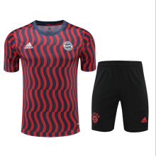 23/24 Bayern Munich training uniform red  Soccer Jersey