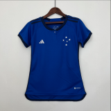 23/24 Cruzeiro  Women Home Blue  Soccer  Jersey