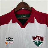 23/24 Fluminense Training Jersey White Fans Soccer Jersey