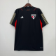 23/24 Sao Paulo Training Jersey Black  Fans Soccer Jersey