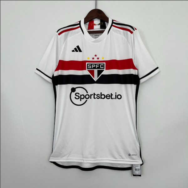 23/24 Sao Paulo Home  Fans Version Soccer Jersey