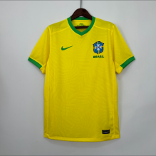 2023 Brazil Home  Yellow  Fang Version  Soccer  Jersey
