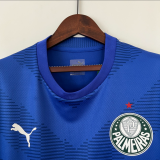 23/24 Goalkeeper Palmeiras Blue Fan Version Soccer  Jersey