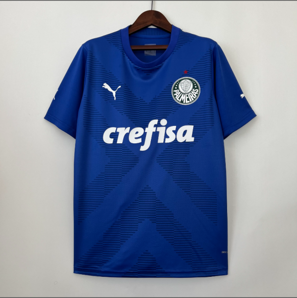 23/24 Goalkeeper Palmeiras Blue Fan Version Soccer  Jersey