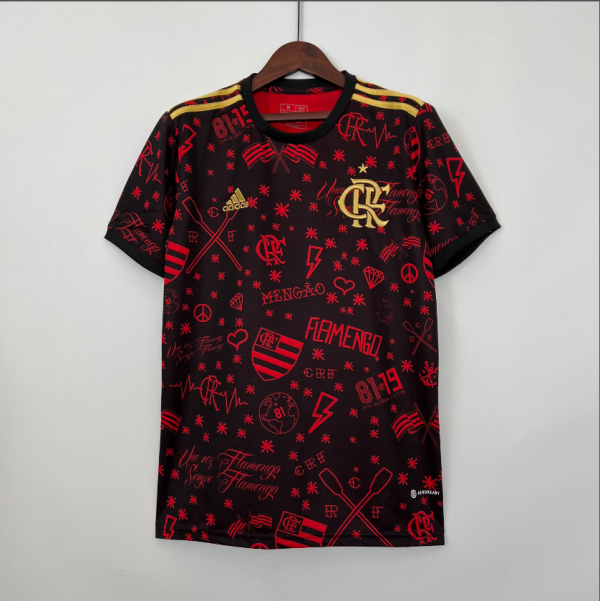 23/24 Flamengo training suit  Fan Version Soccer  Jersey