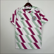 23/24 Manchester City Training Kit  Fan Version  Soccer Jersey
