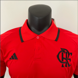 23/24 flamengo polo  red Player Version Soccer Jersey