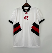23/24 Flamengo White  Fan Version Soccer  Jersey