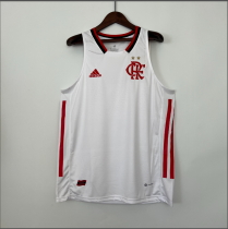 23/24 Flamengo Vest  White  Fan Version Soccer  Jersey