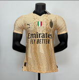 23/24 AC Milan souvenir edition khaki player version  Soccer Jersey