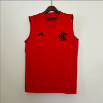 23/24 Flamengo Vest Training Wear  Red  Fans Version Soccer Jersey