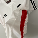 23/24 Flamengo Women Training Wear White  Fan Version Soccer  Jersey