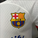 23/24 Barcelona player version training suit white Soccer Jersey