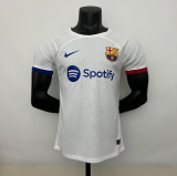 23/24 Barcelona player version training suit white Soccer Jersey