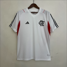 23/24 Flamengo training suit white  Fan Version Soccer  Jersey